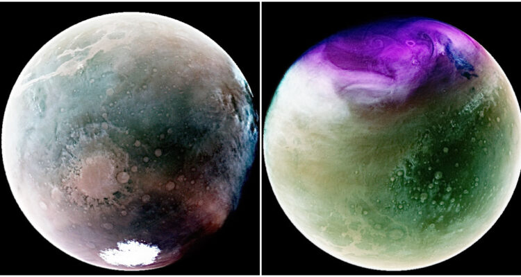 Sonda MAVEN de la NASA reveló impresionantes imágenes de Marte en ultravioleta: ¿Para qué sirven?