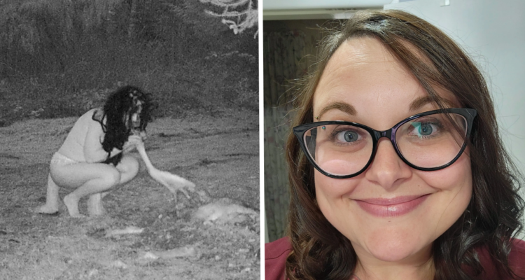 Capturas del supuesto “culto de brujas” (izquierda) y Corinea Stanhope (derecha)