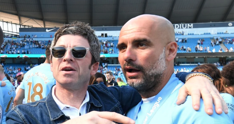 Noel Gallagher y Pep Guardiola