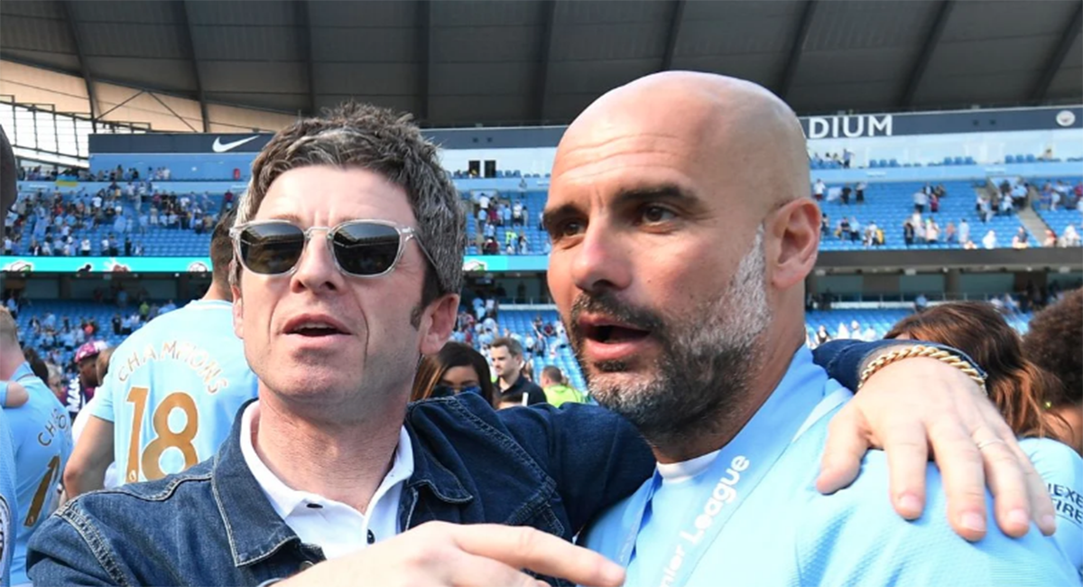 Noel Gallagher y Pep Guardiola