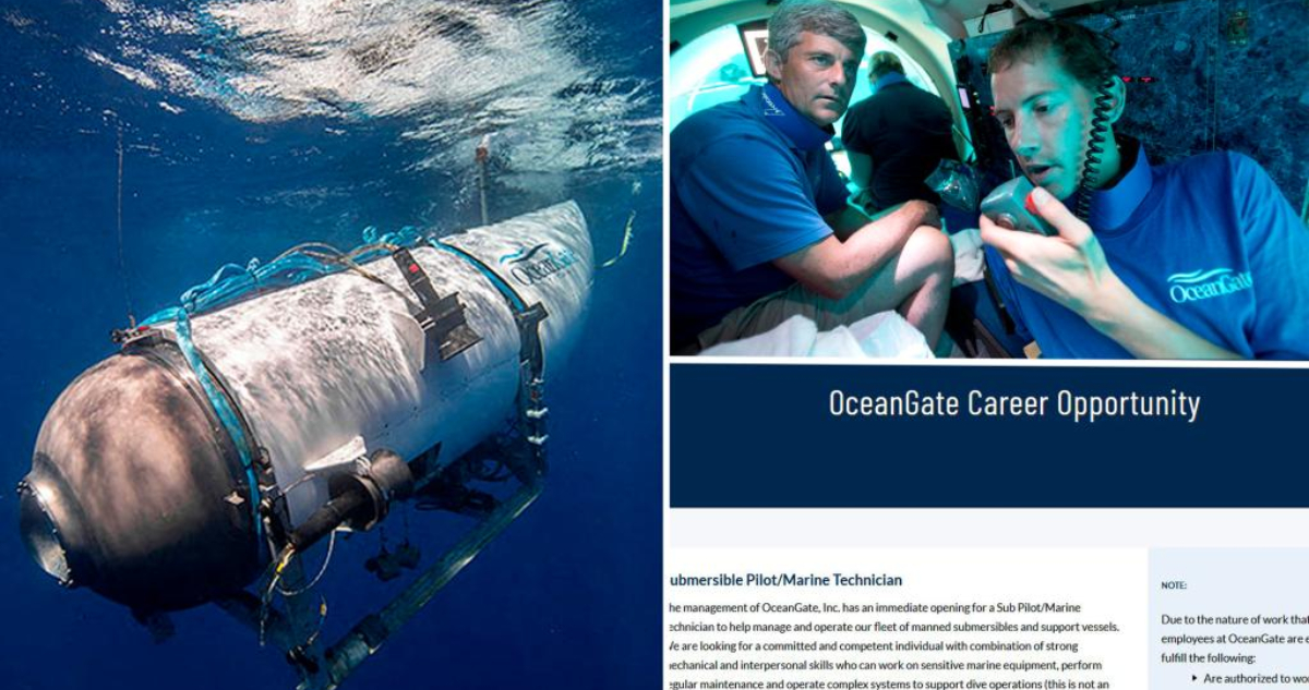 La “macabra” oferta laboral de OceanGate para pilotar sumergibles: se viralizó tras implosión de Titán