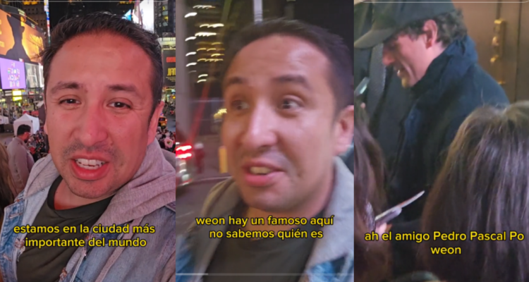 Ricardo Olivares, tiktoker chileno que se encontró con Oscar Isaac en Times Square y no lo reconoció