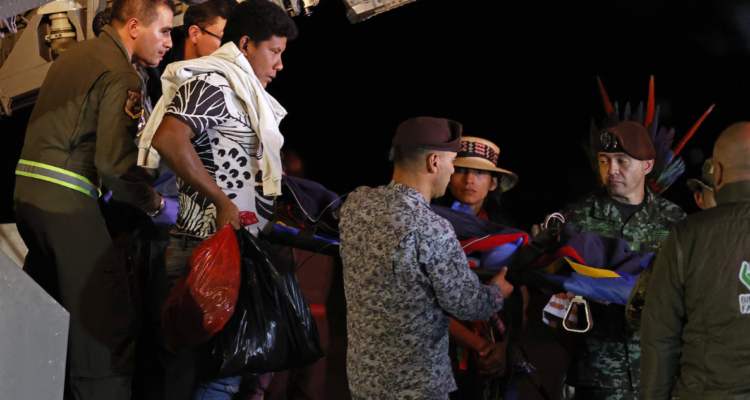 padre niños accidente FARC