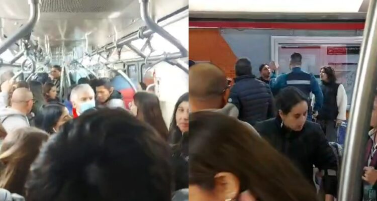Pánico en el Metro por pelea con un hombre aparentemente armado en un tren