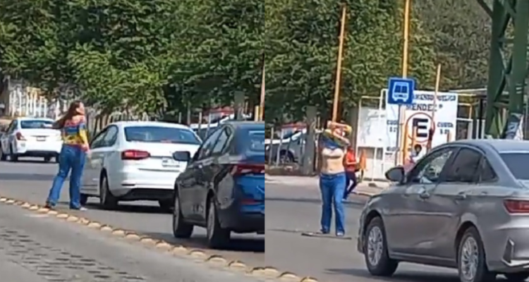 Profesora se desnuda en México como protesta