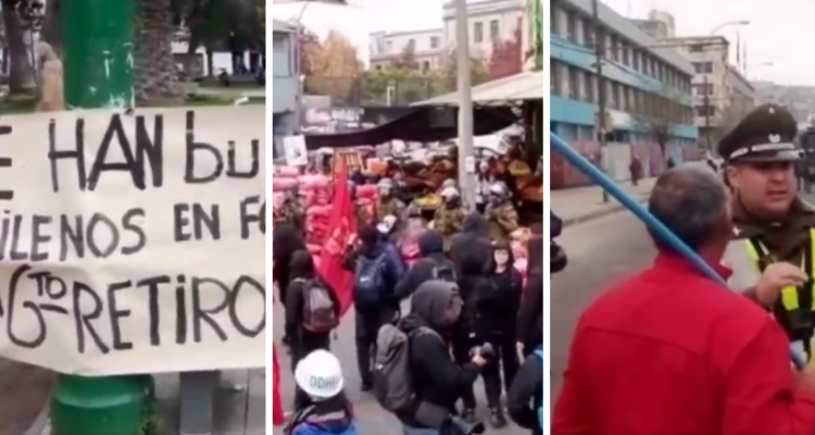 protestas Valparaíso