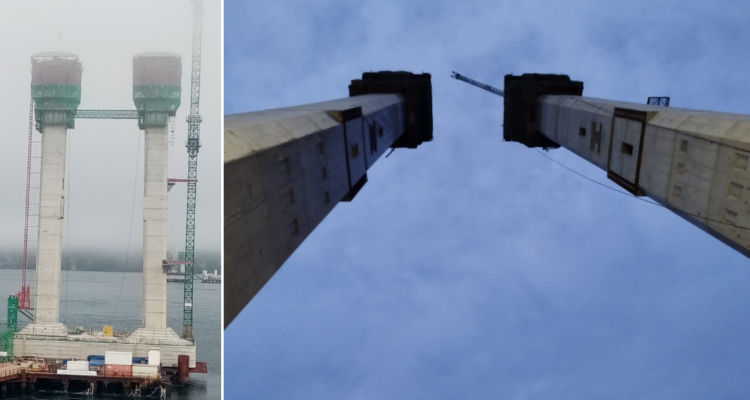 Reportan caída de estructura pesada en el Puente Chacao trabajadores exigen medidas de seguridad