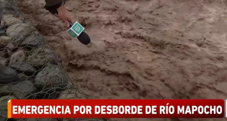 Entrevista al Mapocho, imagen viral en redes