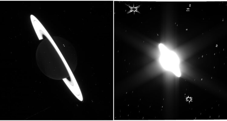 ¿Qué son las extrañas postales de Saturno tomadas por el telescopio espacial James Webb?