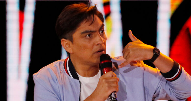 El humorista Sergio Freire en su presentación de Viña del Mar.