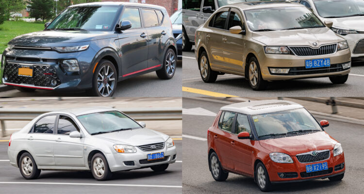 Varios modelos Kia y Skoda