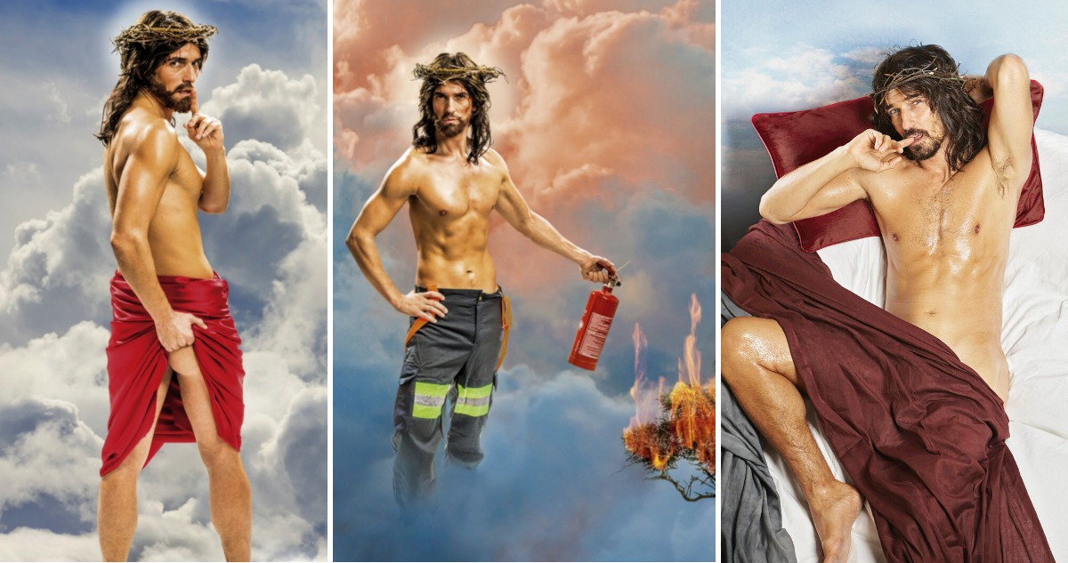 “Sexy Jesus”: el calendario que escandaliza a creyentes y se vende por Amazon