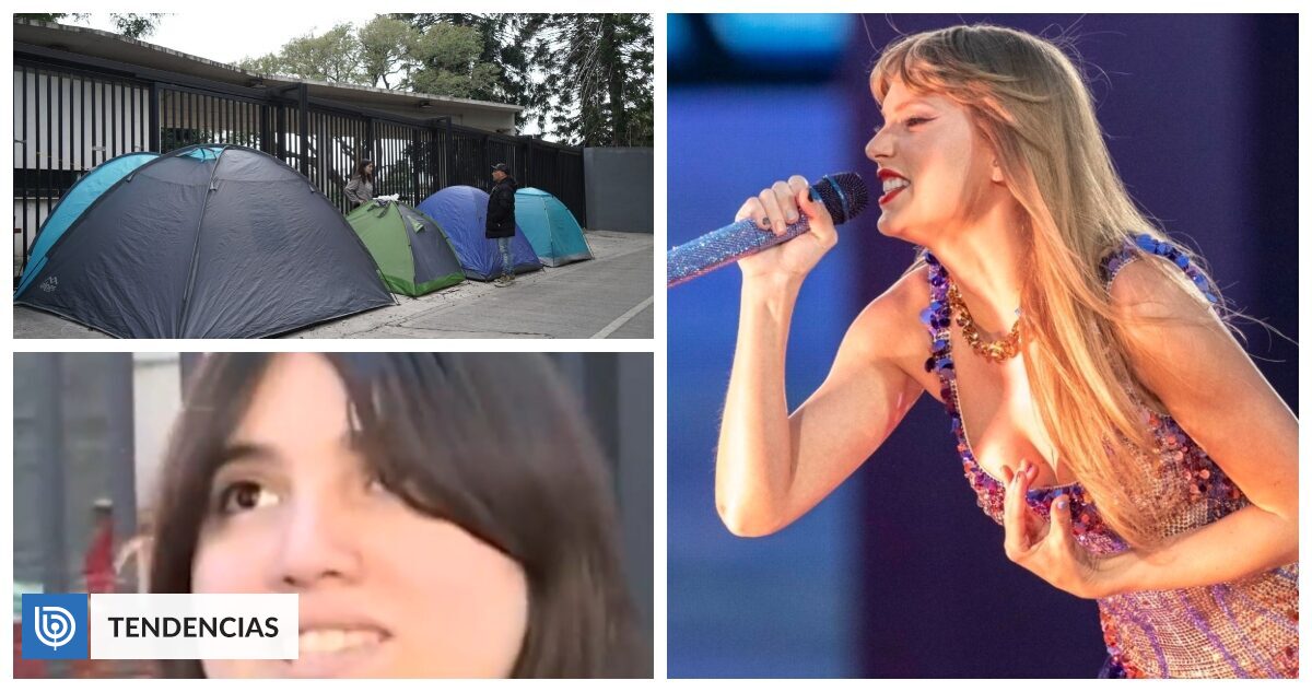 Taylor Swift fans already camping in Argentina five months after