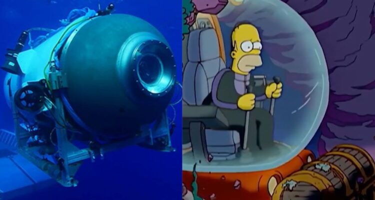 Los Simpsons abordaron el accidente de un submarino