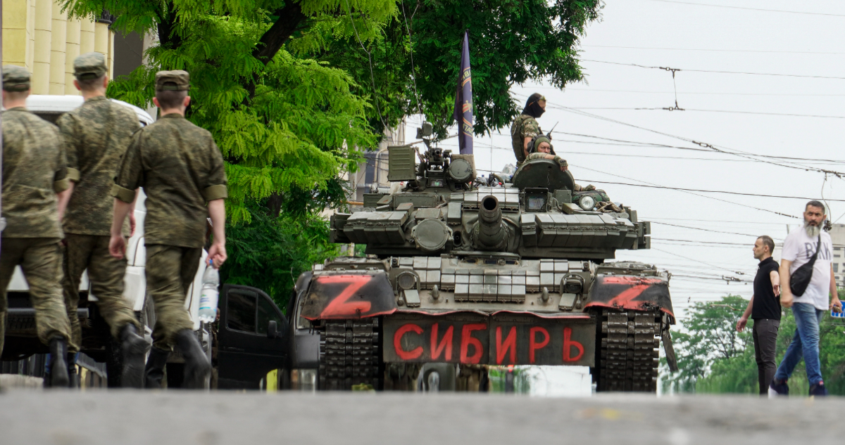 Caos en las calles de Rusia videos muestran tanques del grupo Wagner entrando a ciudades rusas