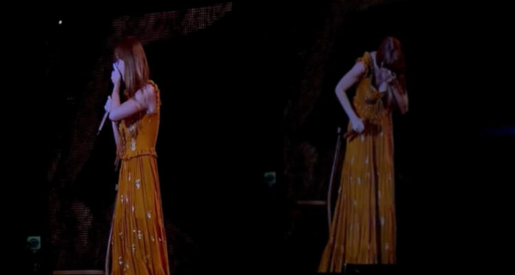 Taylor Swift traga insecto en concierto