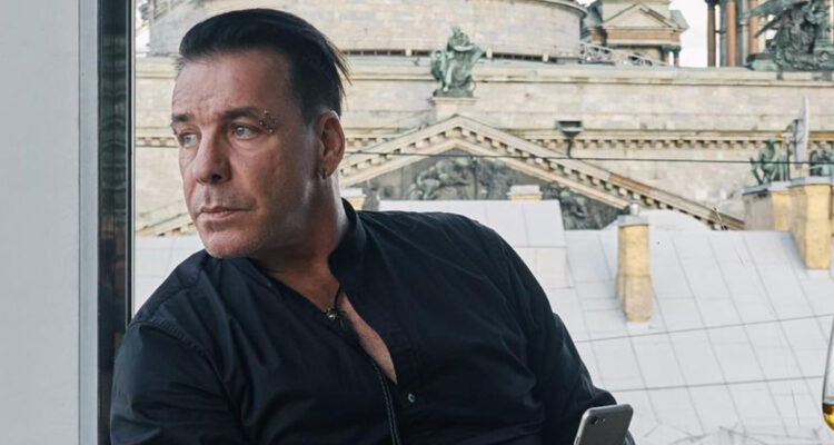 El vocalista de Rammstein Till Lindemann.