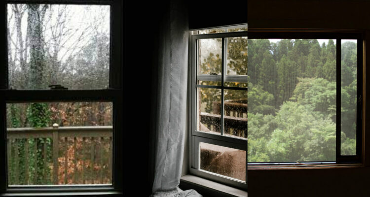 Diferentes ventanas abiertas en señal de que se ventila el hogar. La ventilación puede ser un buen método para disminuir la fuga de calor.