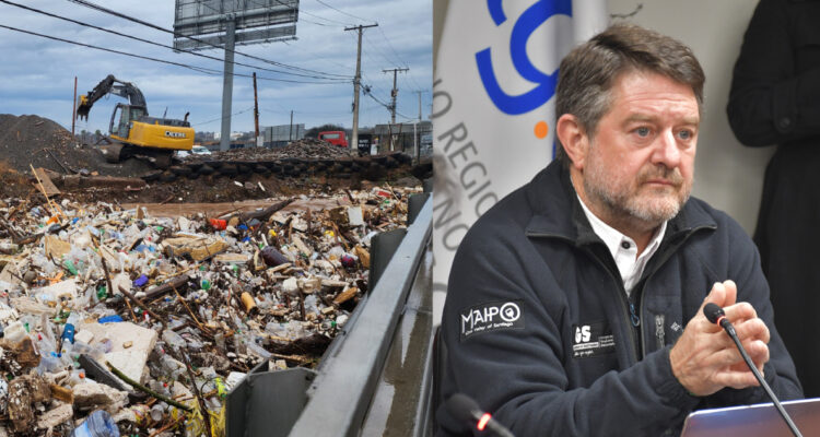 Vertederos ilegales en la RM: gobernador Orrego apunta a “empresas inescrupulosas” y anuncia multas