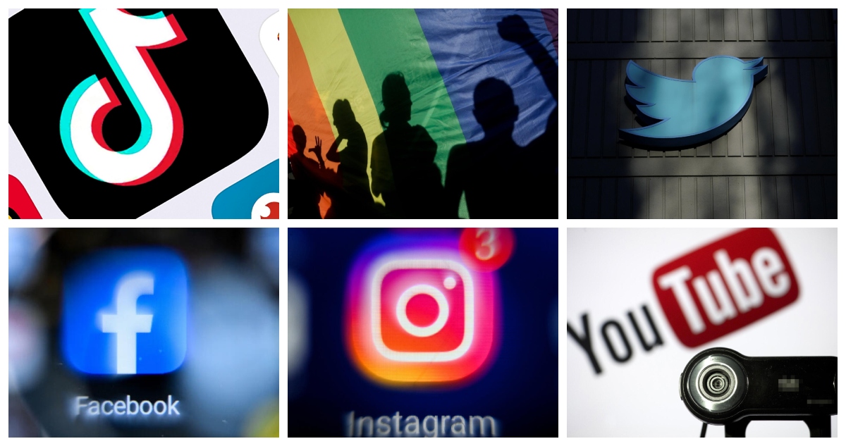 Imágenes de las varias redes sociales que fomentarían la violencia contra la comunidad LGBT.