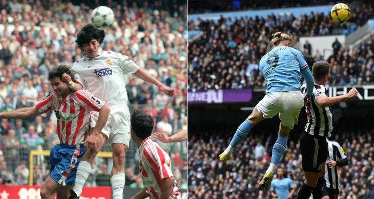 Exjugador da consejos a Haaland de como definir de cabeza como Iván Zamorano.