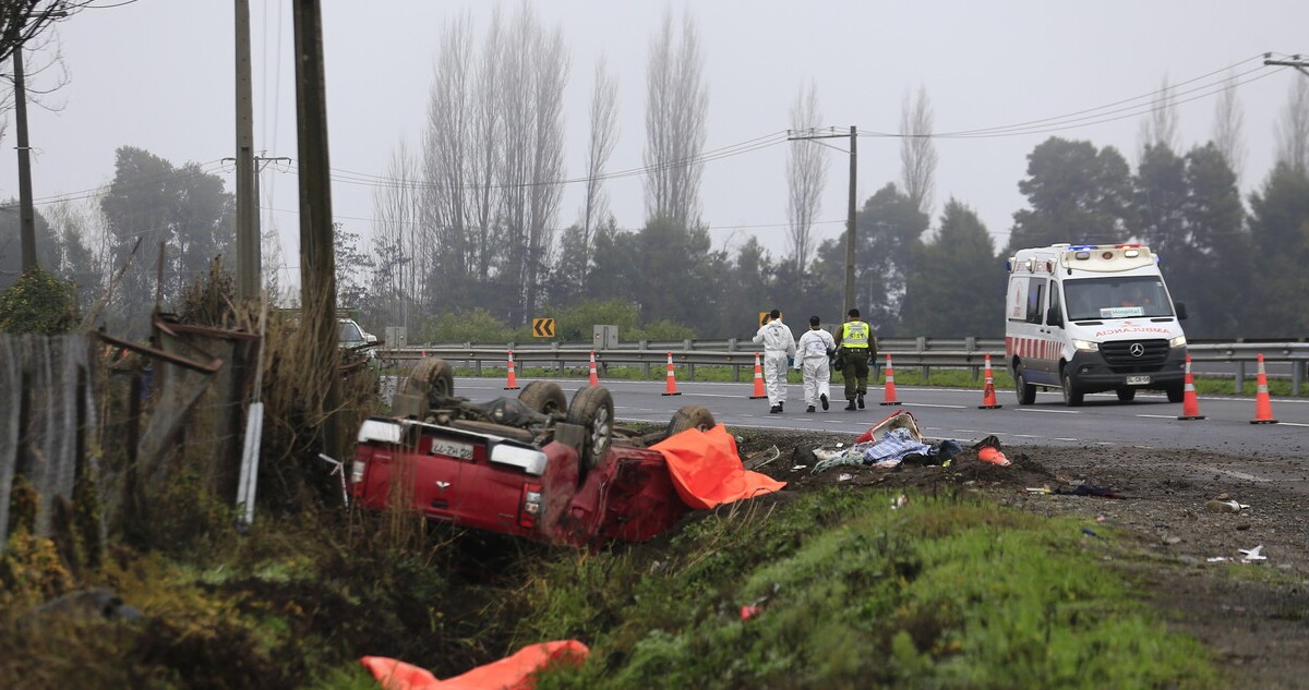 Accidente curva Las Rosas