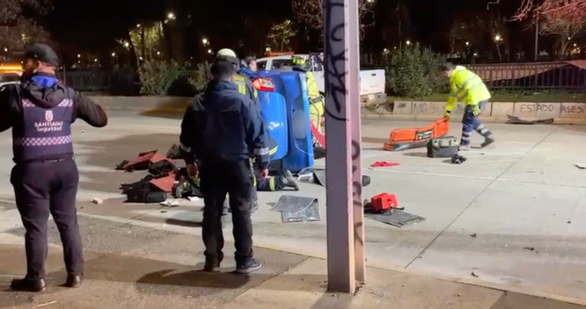 Un muerto deja accidente vehicular con volcamiento en Recoleta