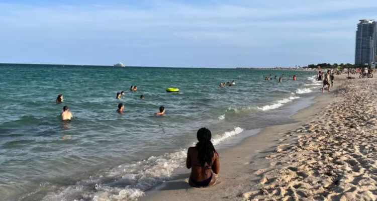 Como un jacuzzi: agua en el mar de Florida se calienta y alcanza temperaturas récord de 37° Celsius