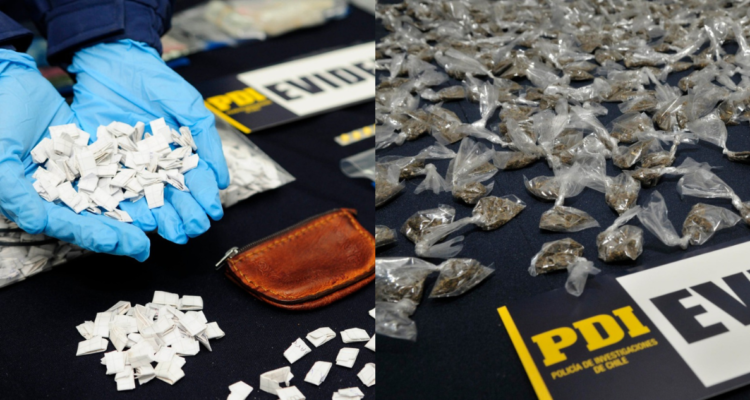 Cocaína y cannabis lideran la lista: incautación de droga aumentó más del doble en Los Lagos en 2022