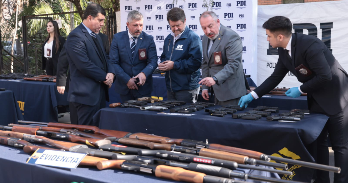 Estas son las armas incautadas al presidente de armeros: se podían vender en hasta $20 millones