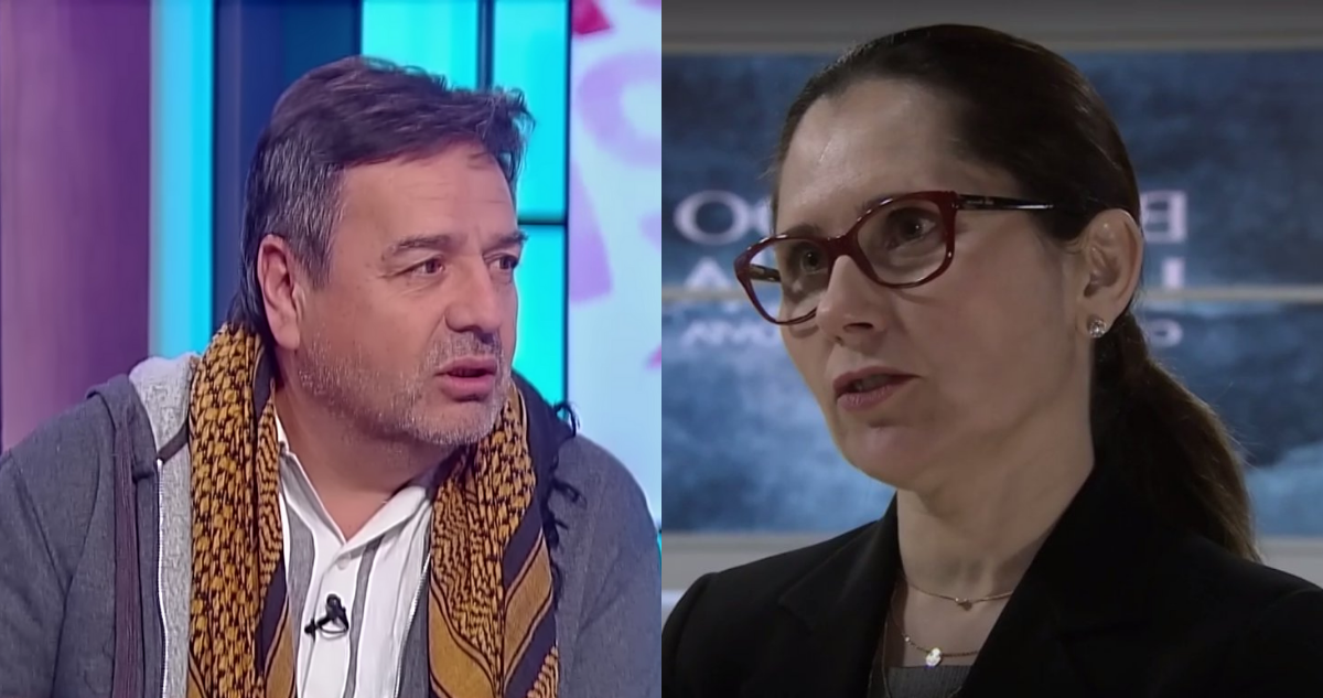 Claudio Arredondo en Not News (izquierda) y Ana Luz Figueroa en Pacto de Sangre (derecha)