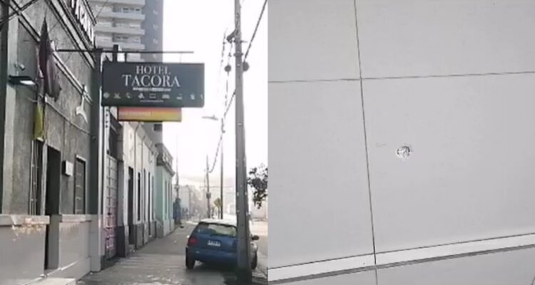 Banda protagoniza asalto a tiros en un hotel de Estación Central: buscaban dinero y droga