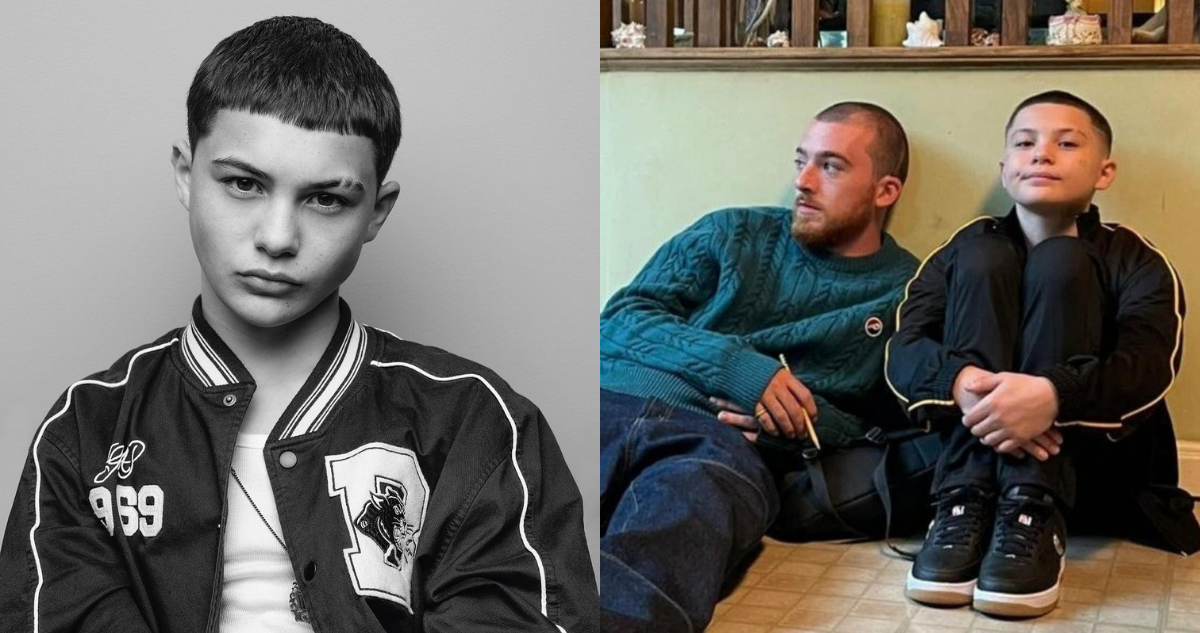 Javon Walton, actor de Ashtray en Euphoria, junto a Angus Cloud