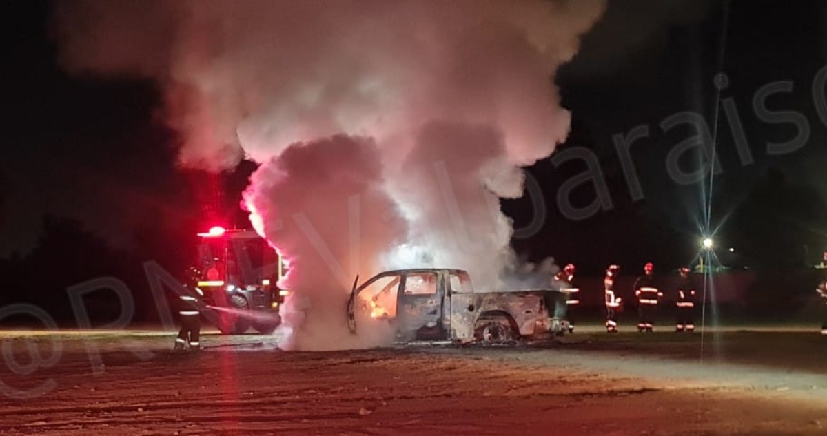 auto robado a alcalde de Zapallar es hallado quemado 
