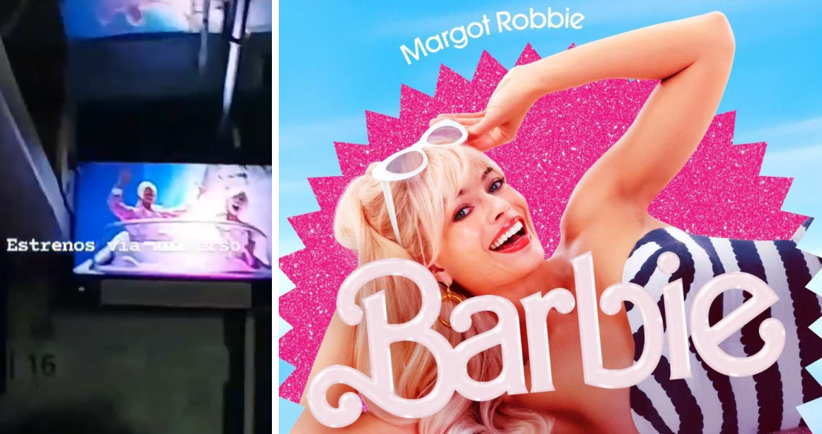 Transmiten película pirata de Barbie en bus penquista a menos de una semana de su estreno