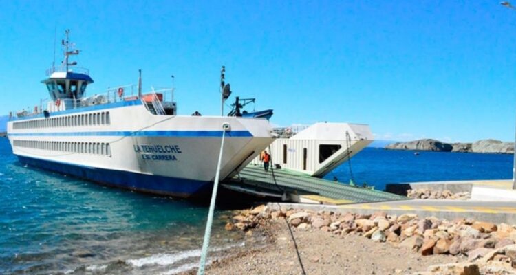 Nueva barcaza facilitará traslado entre Ingeniero Ibáñez y Chile Chico en el Lago General Carrera