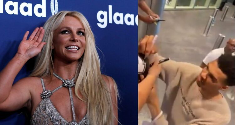 Britney Spears fue agredida por la seguridad privada de Víctor Wembanyama.