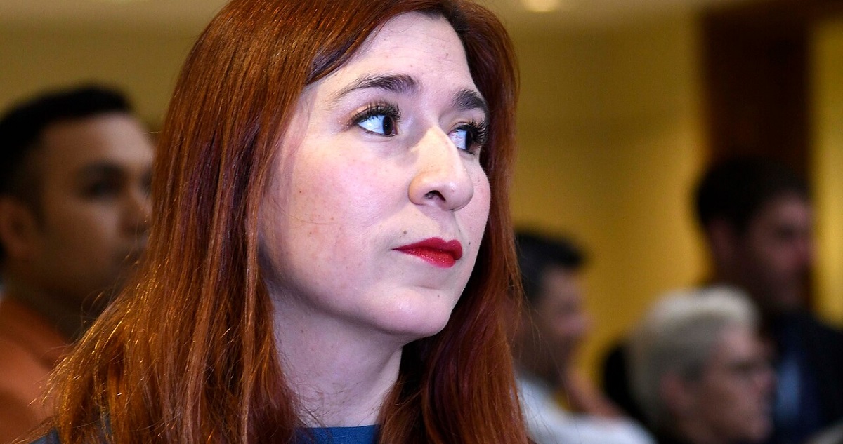 La diputada Catalina Pérez, responsabilizada por los encuestados por Cadem por el caso Democracia Viva.