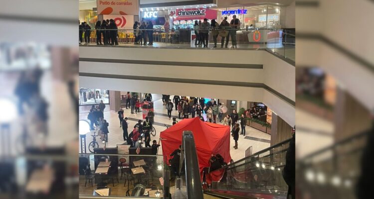 Mujer cayó desde el segundo piso de Mallplaza Trébol y quedó con lesiones de gravedad