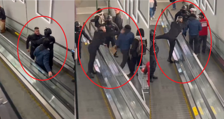 Guardia golpea a joven en tienda de Viña del Mar y debió ser frenado por clientes