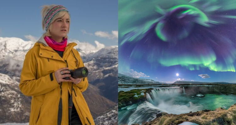 NASA reconoce por segunda vez a astrofotógrafa chilena por increíble postal de auroras boreales