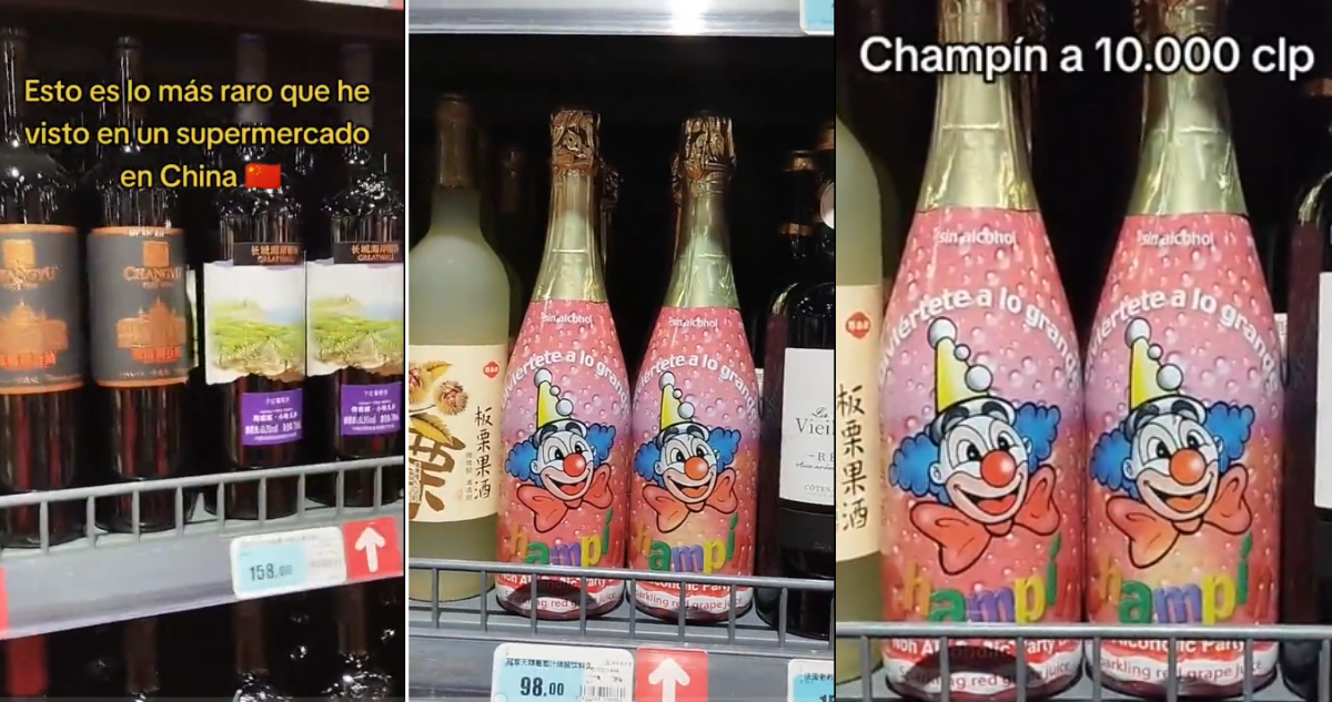 Champín en supermercado chino