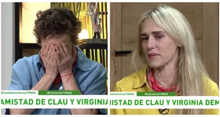 Claudia Conserva recuerda entre lágrimas bello gesto de Virginia de María durante su enfermedad