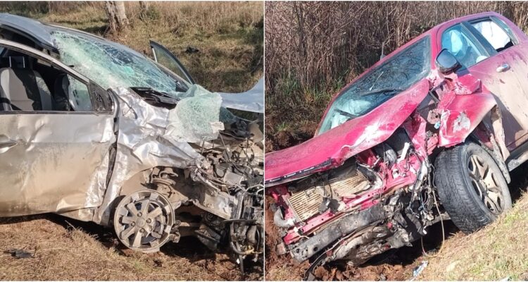 Colisión frontal en Los Muermos