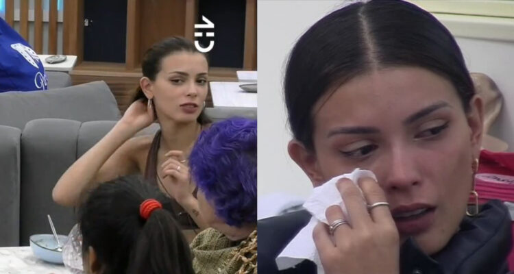 Constanza Capelli llorando y hablando de las heridas que tuvo en su cabeza producto del estrés.