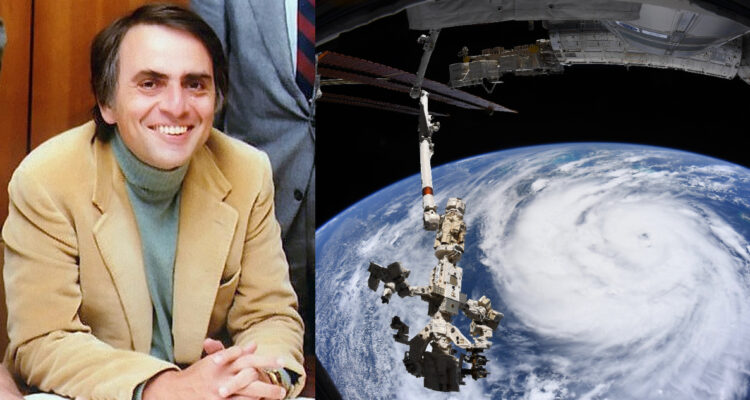 ¿Cómo Carl Sagan calló a los terraplanistas con un cartón y 2 palos?
