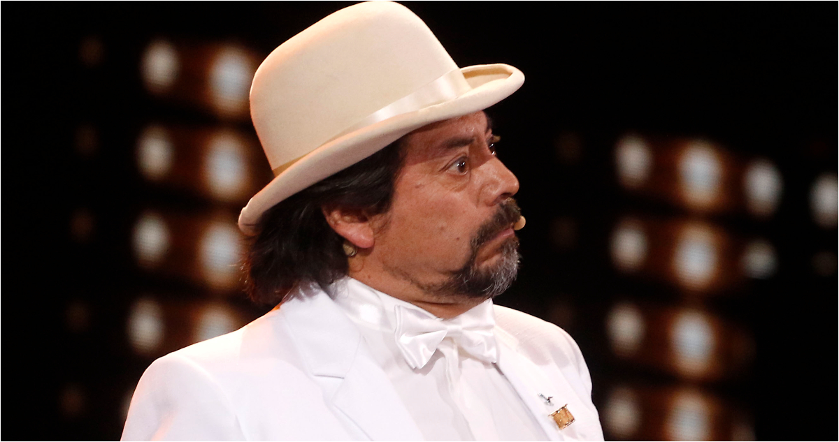 Bombo Fica en una de sus presentaciones en el Festival de Viña.