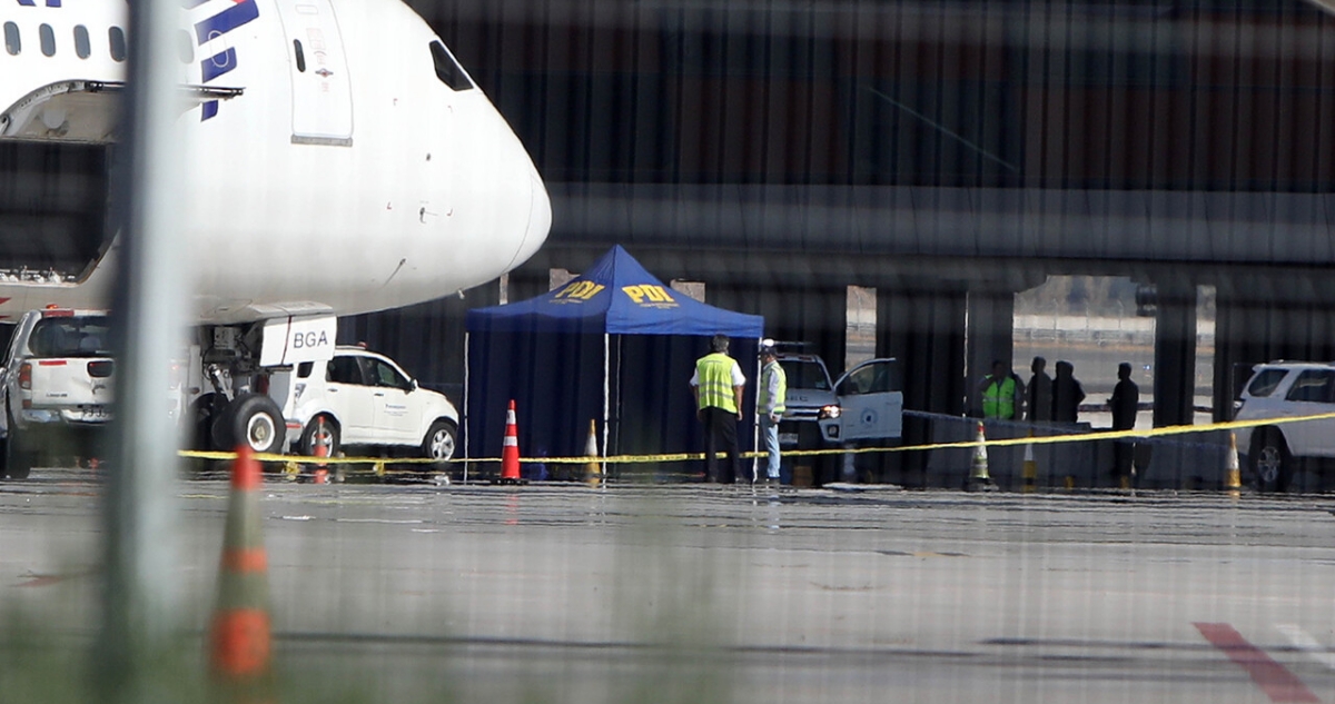 Nueve detenidos por asalto en Aeropuerto de Santiago donde murió un vigilante y un delincuente