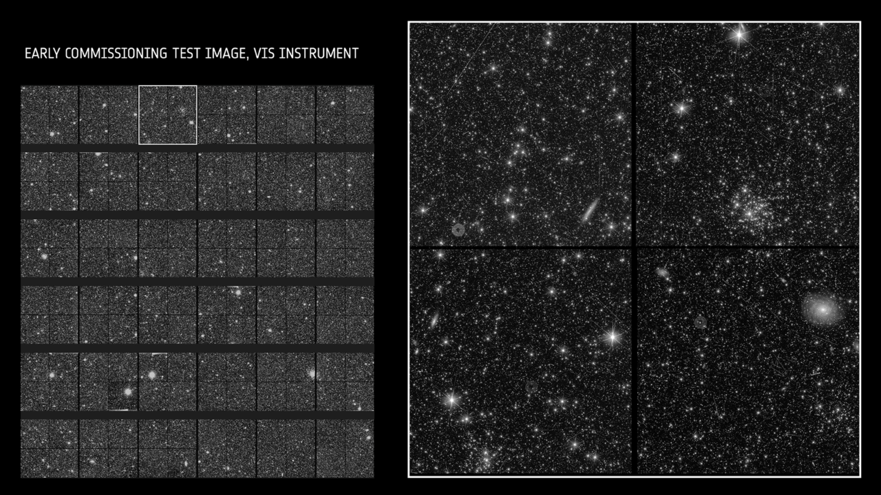 Primeras fotos del telescopio Euclid