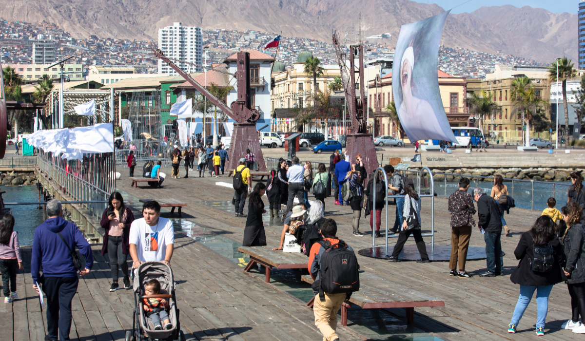 Exposición muelle de Antofagasta
